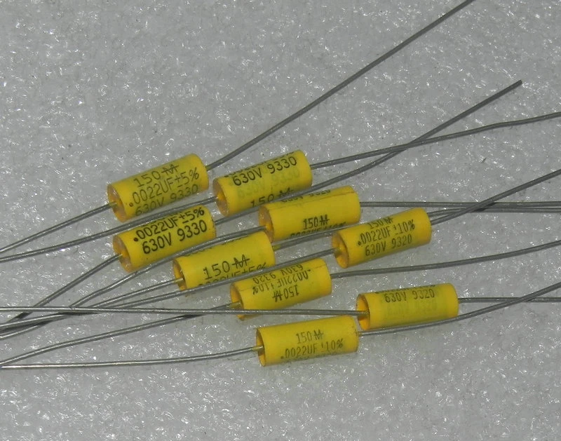 

Original new 100% 150 630v0.0022uf 222k 222j 2.2NF axial film capacitor (Inductor)