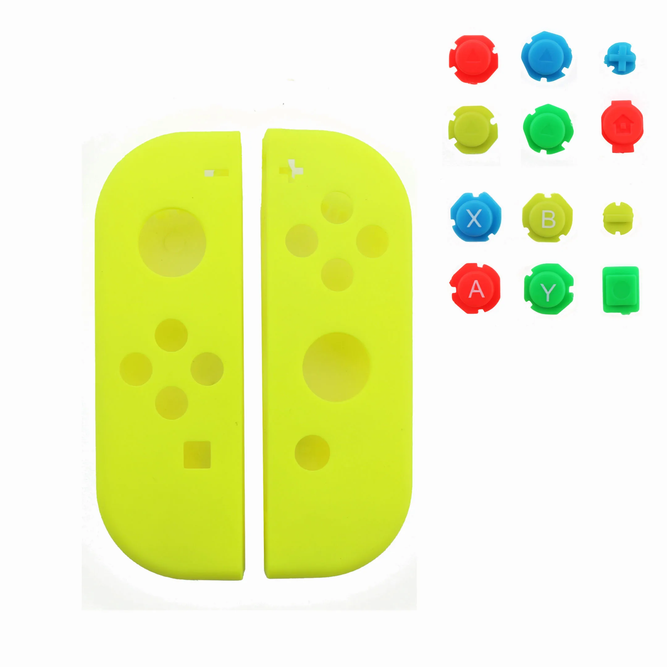 HH YuXi Пластиковый корпус для Kind переключатель NS JoyCon контроллер DIY замена корпуса Корпус правый левый чехол и кнопки ABXY D-Pad - Цвет: HH