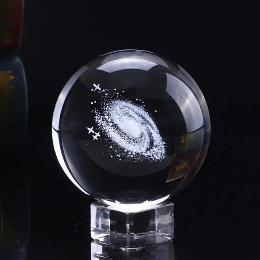 

Milky Way Crystal Ball Globe Galaxy Laser Engraved Glass Sphere