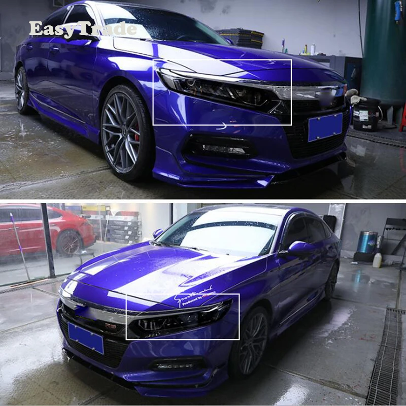 Прозрачная черная пленка из ТПУ для автомобильных фар защитная наклейка против