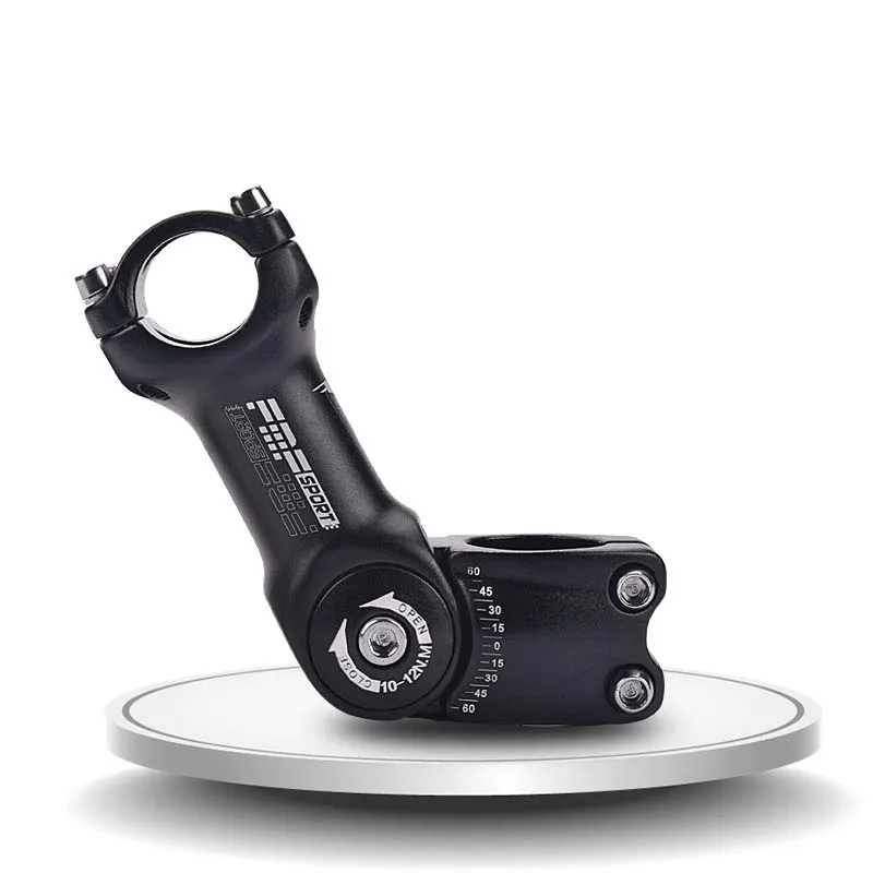 MTB Road Bike Stem Adjustable Rise up Bicycle Handlebar Stem ±60 Degrees mountain bicycle accessories