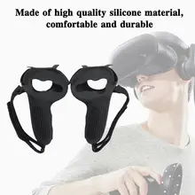 Novo vr controlador alça capa de silicone proteção completa vr para oculus suor-prova e antiderrapante acessórios manga ques y3k6