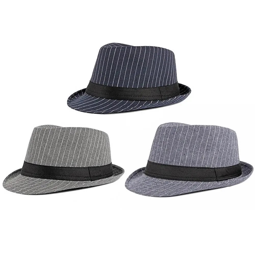Классическая винтажная британская шляпка Fedora, уличная шляпа от солнца, Повседневная пляжная кепка для мужчин, подарок на день рождения