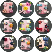 Южная Корея; Детский головной убор для девочек; детская боковая заколка; Корона со свежими краями; заколки; повязка на голову; набор украшений; подарочная упаковка