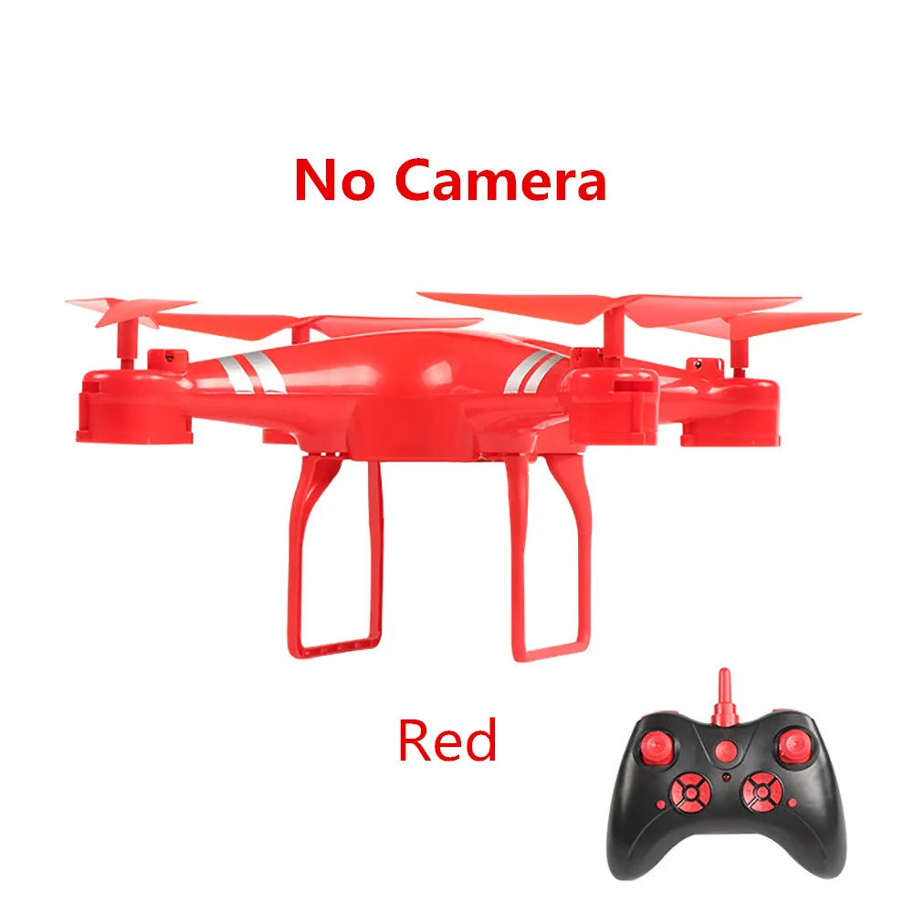 Red No Camera Дрон 4k камера HD Wifi Трансмиссия fpv Дрон с воздушным давлением фиксированная высота четырехосный Самолет rc вертолет Дрон с камерой - Цвет: Red No Camera