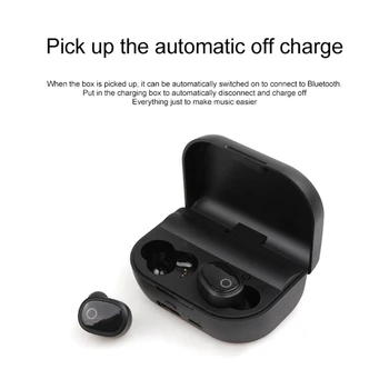 

2000mah large capacity Sports wireless headset Bluetooth earphone Headphone charging treasure dual use for Sports music games