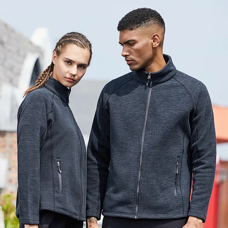 Autumn And Winter New Style Outdoor Fleece Liner Men's And Women's COUPLE'S Polar Fleece Wind-Resistant Warm Hoodie