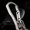 2022 High Quality Metal Keyring Men's Stainless Steel Keychain Key Holder Belt Buckles Super lightweight Car Key Chain ► Photo 1/6