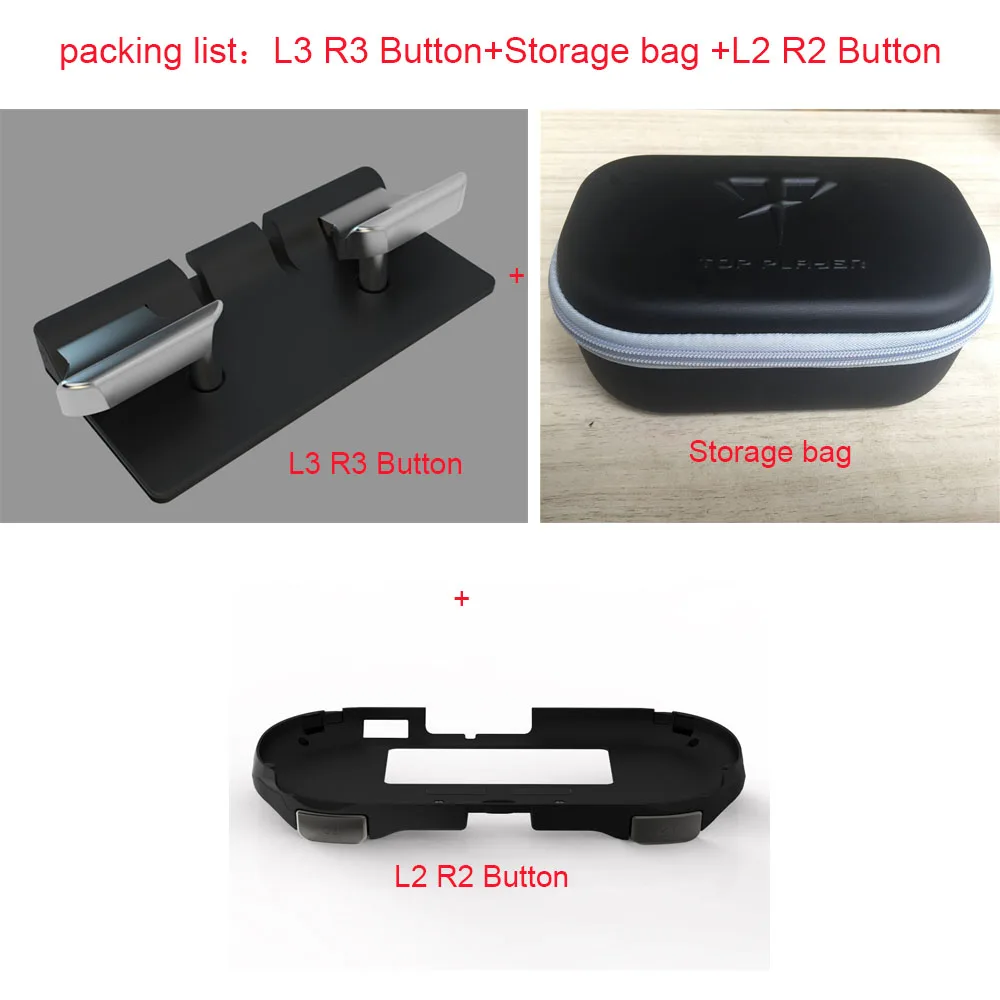 Joypad Stand Case para Psv l3 r3 Aperto de Mão Punho Case com Botão l2 r2 Gatilho Psv 2000 Psv2000 ps Vita 2000 Slim Game Console Bag