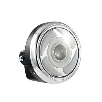 

12-80V 30W Motorcycle LED Headlight Motorbike Off-road Vehicle Angel Eye Modified LED Headamp With High/Low Beam