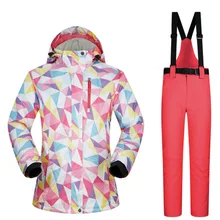 MUTUSNOW брендовый зимний костюм для катания на лыжах, лыжная куртка, брюки, ветрозащитная, водонепроницаемая, уличная спортивная одежда, утолщенная, Супер теплая одежда, брюки