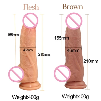 silicone xxl thick strap on dildo penis phallus realistic big female masturbator suction cup dick adult erotic sex toy for women 5