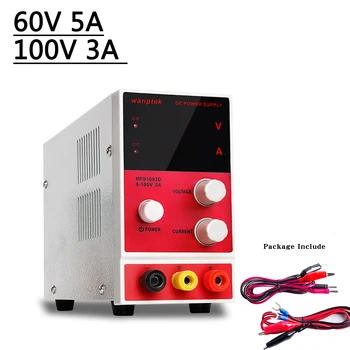 

NPS Series 60V 5A 100V 3A Lab Switching Power Supply laboratory Dc Adjustable Bench Source Dgital Voltage Regulator Diy