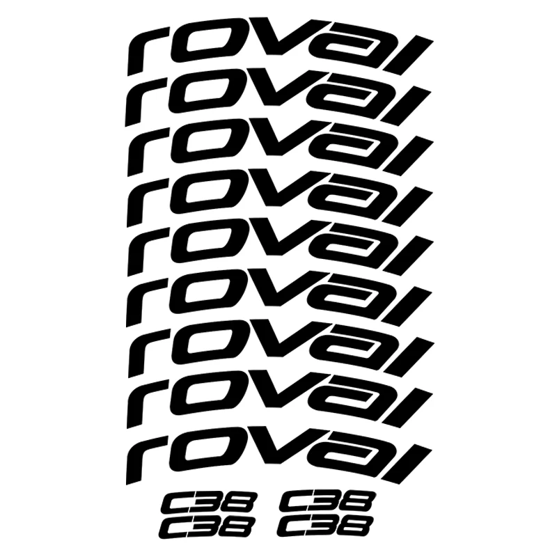 Велосипедный комплект стикеров Roval C38 с дисковым тормозом наклейки на обод и