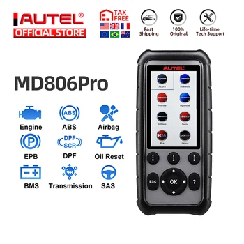 AUTEL MD806 Pro OBD2 Handheld Scanner Upgraded of MD806/MD808 with All System Diagnoses 7 Special Features DTC Lookup Diagnostic 2