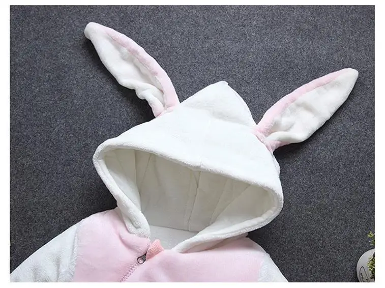 fashion warm conjoined cotton-padded jacket 2