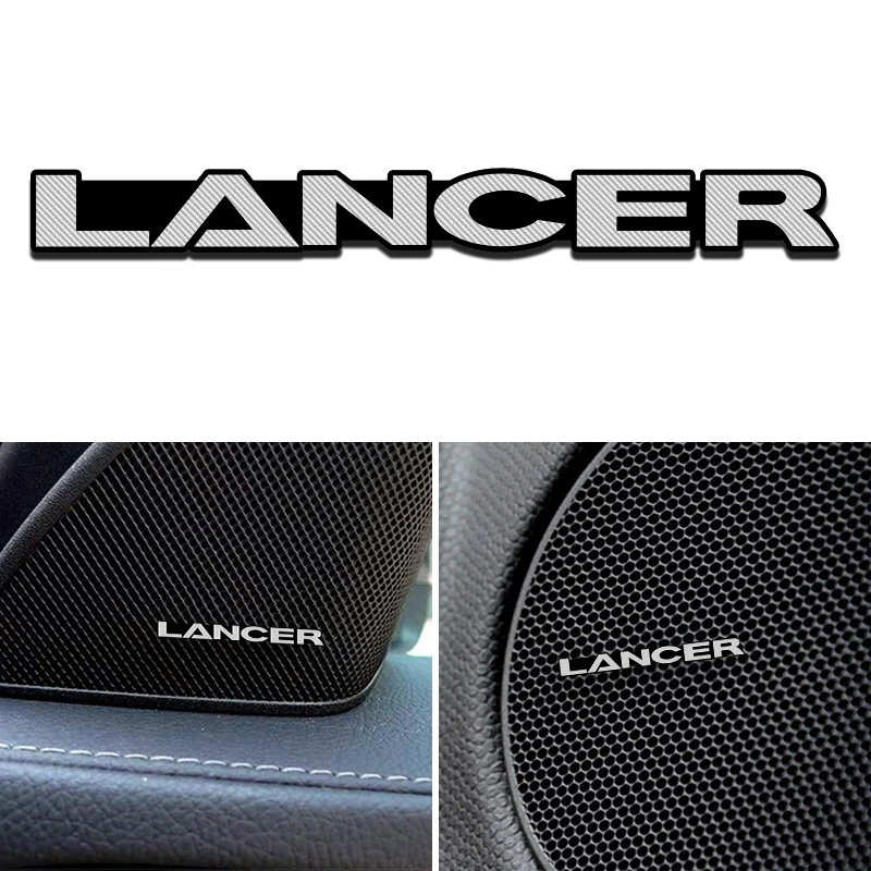 4 шт. 3D алюминиевая эмблема наклейка для mitsubishi ASX PAJERO LANCER RalliArt outlander аксессуары