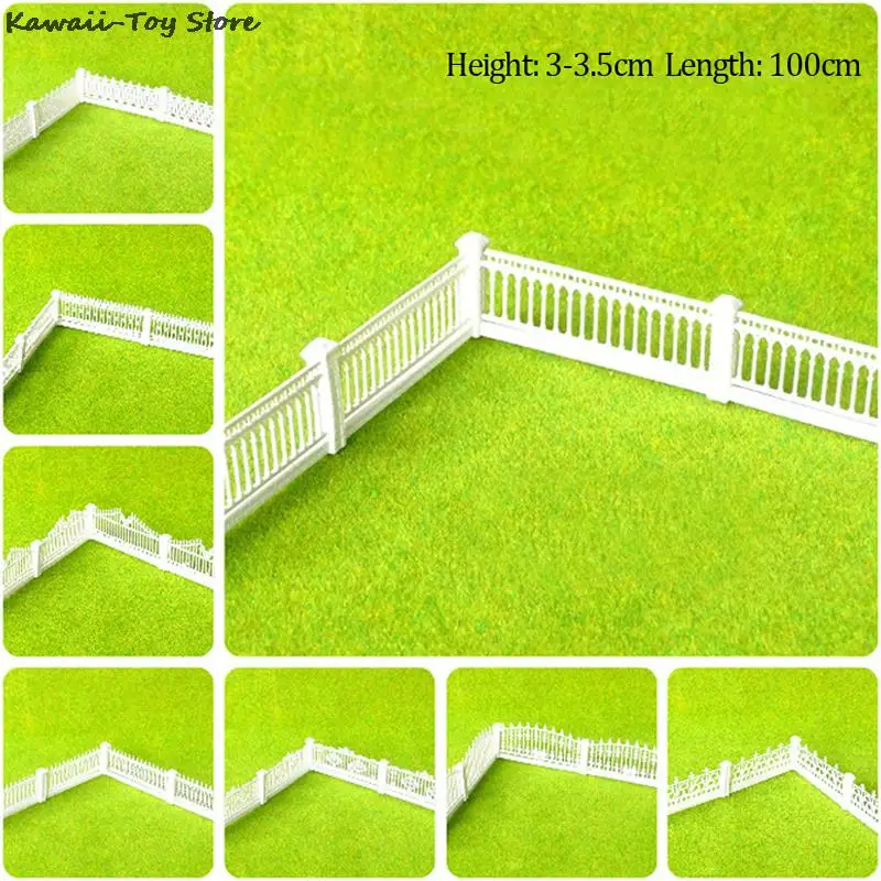 1 Meter Long Courtyard Fence ABS Garden Fence DIY Sand Table Building