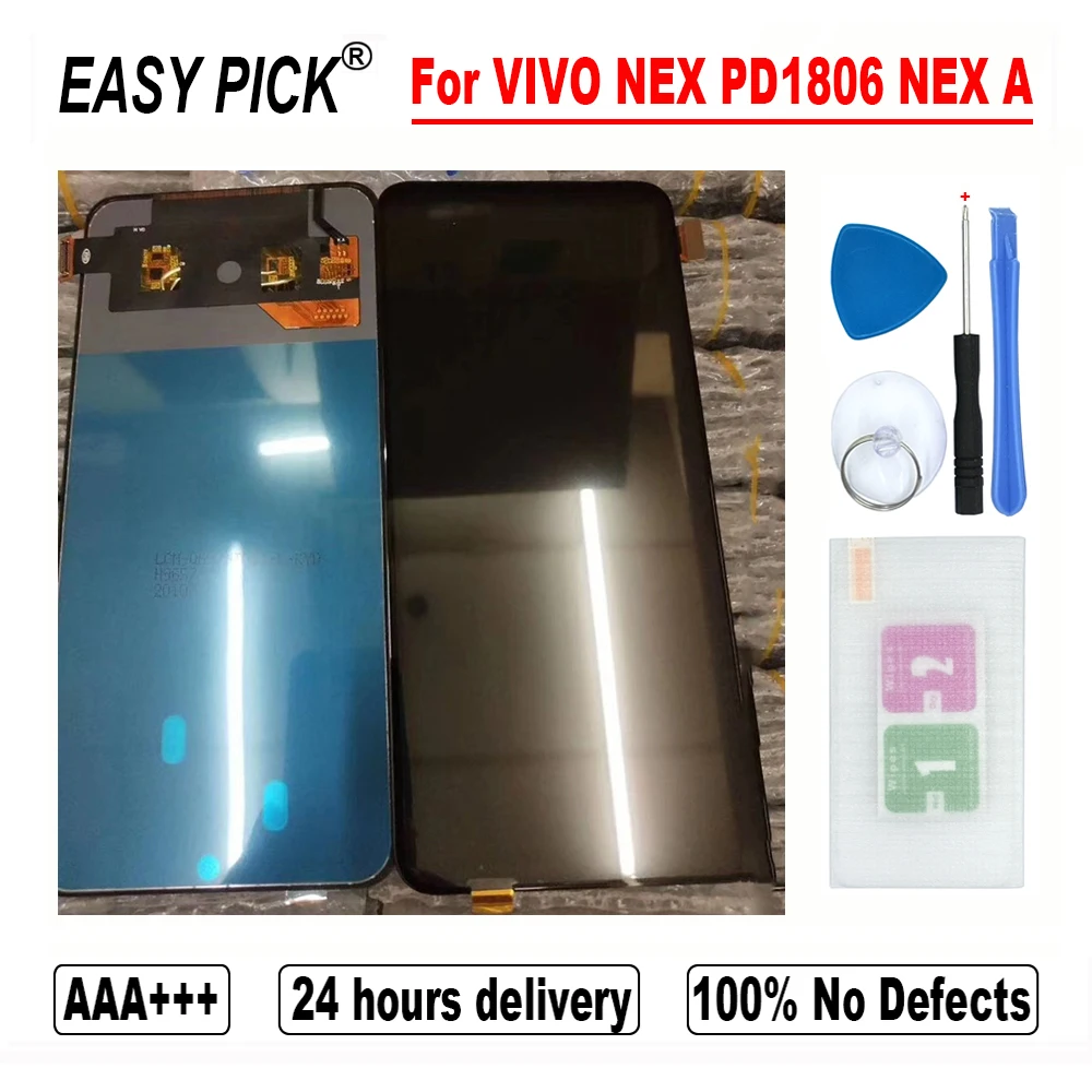 ЖК дисплей для VIVO NEX PD1806 A кодирующий преобразователь сенсорного экрана в