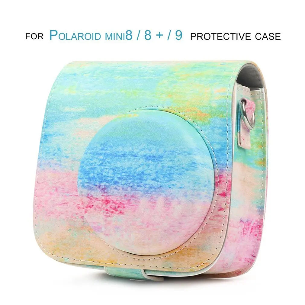 

PU Carrying Bag Storage Case Protective Cover Camera Supplies For Fujifilm Instax Mini 8 8+ 9 Instant Film Camera