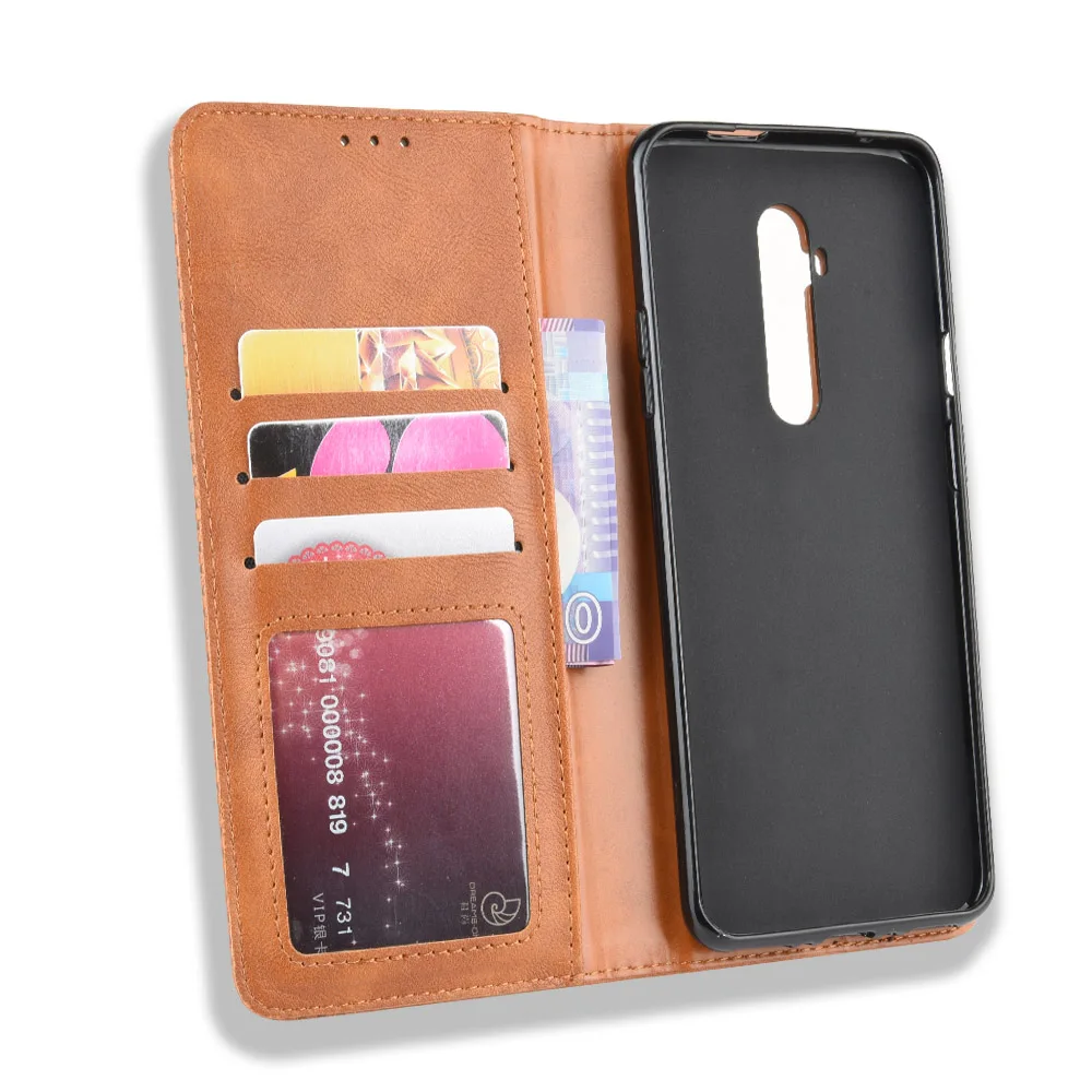 Магнитный винтажный кожаный чехол премиум класса, чехол для Oneplus 7T Pro mlaren Edition, чехол, 6,67 дюймов, легкомысленный, противоударный чехол