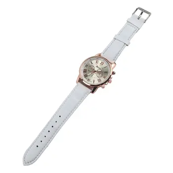 

GENBOLI Unisex Men Male Casual Stylish Numerals Faux Leather Quartz Watch Montre femme Fashion Brand Women Watches Relojes Mujer