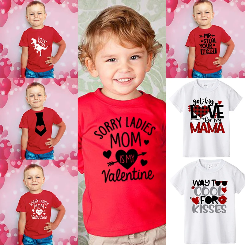 Детская одежда с надписью Sorry Ladies Mom Is My Valentine забавная футболка длинными рукавами