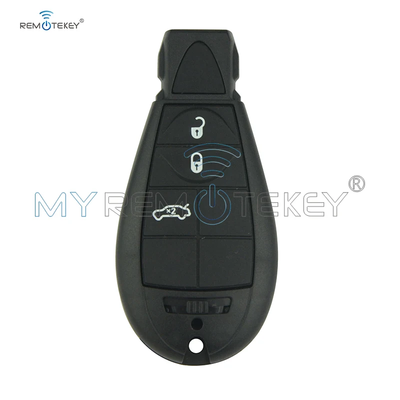 Серый Remtekey для Chrysler Jeep Dodge key 434 МГц умный ключ без ключа Fobik КЛЮЧ европейская модель автомобиля дистанционный ключ - Цвет: Серый