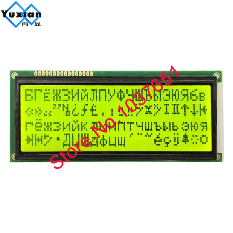1 шт. 2004 20*4 Большой Размер символа ЖК-дисплей дисплей модуль с ЖК-дисплеем 5V 146*62,5 мм HD44780 LC2042 WH2004L - Цвет: English Cyrillic