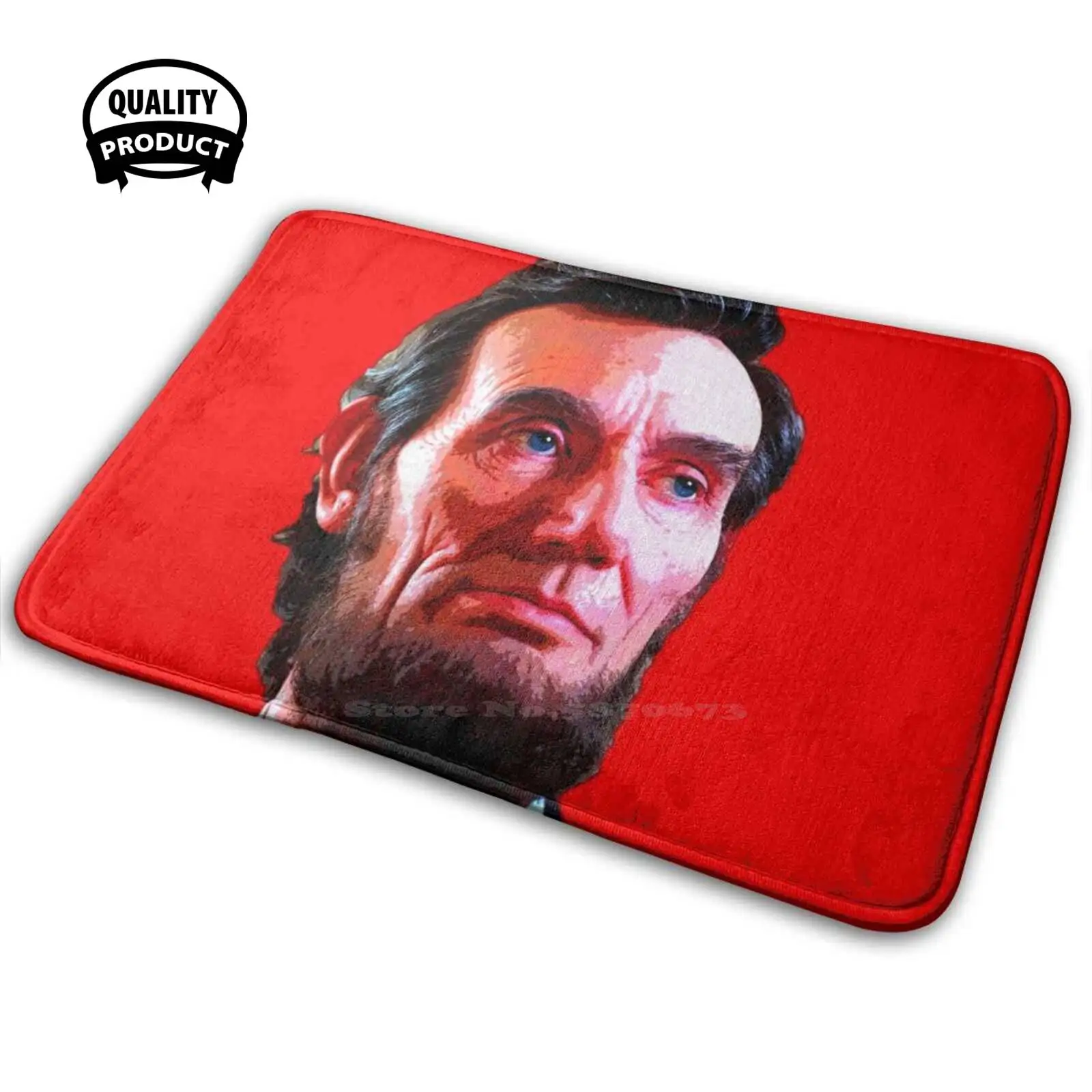 Abraamo Lincoln 3D Articoli Per La Casa Tappeto Tappeto Cuscino Abe Lincoln Lincoln Abraamo Lincoln Presidente Usa Guerra Civile 1865