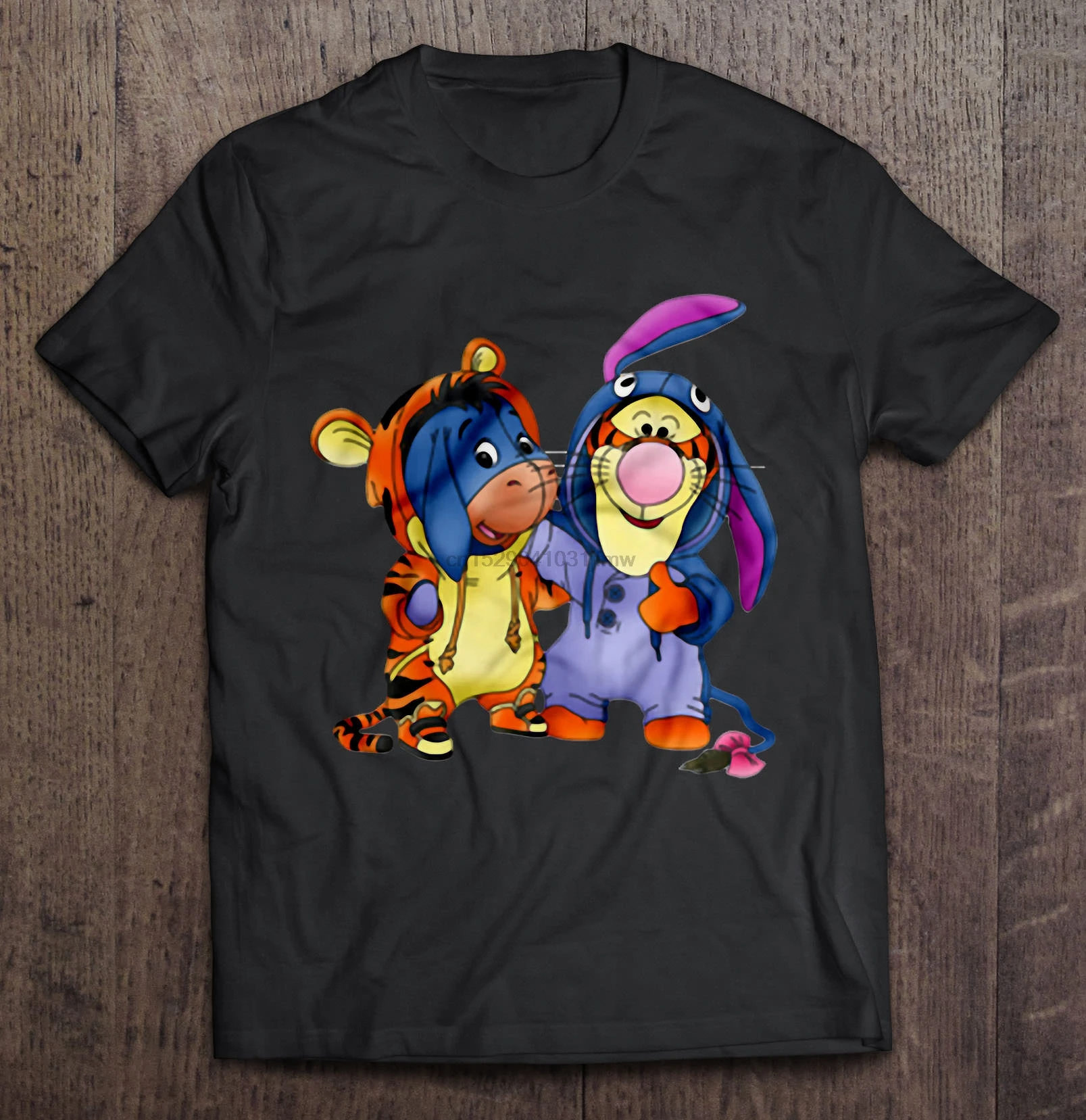 

Men Funny T Shirt Fashion tshirt Eeyore And Tigger Women t-shirt