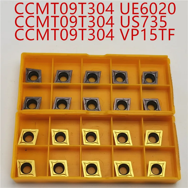 

CCMT09T304 CCMT09T308 VP15TF/UE6020/US735 Internal Turning Tools Carbide inserts Cutting Tool CNC Tools Lathe tools Lathe cutter