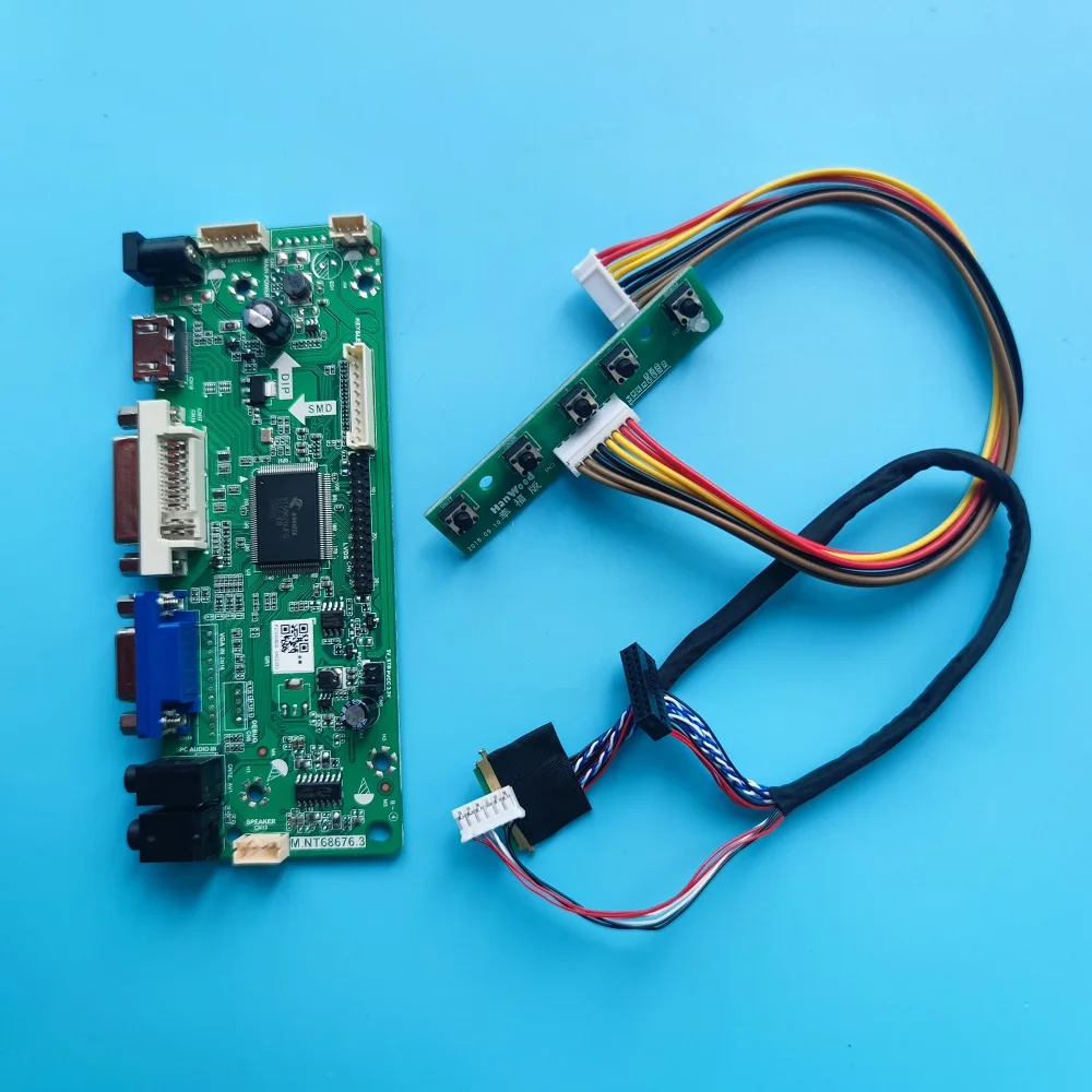 VGA LED LCD DVI Audio Controller board display for 17.3&quot LP173WD1(TL)(N1)/(TL)(N2)/(TL)(N4)/(TL)(P1) 1600X900 cable card moitor |