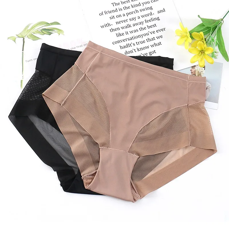 Women Middle Waist Trainer Body Shaper Panties Tummy Belly Control