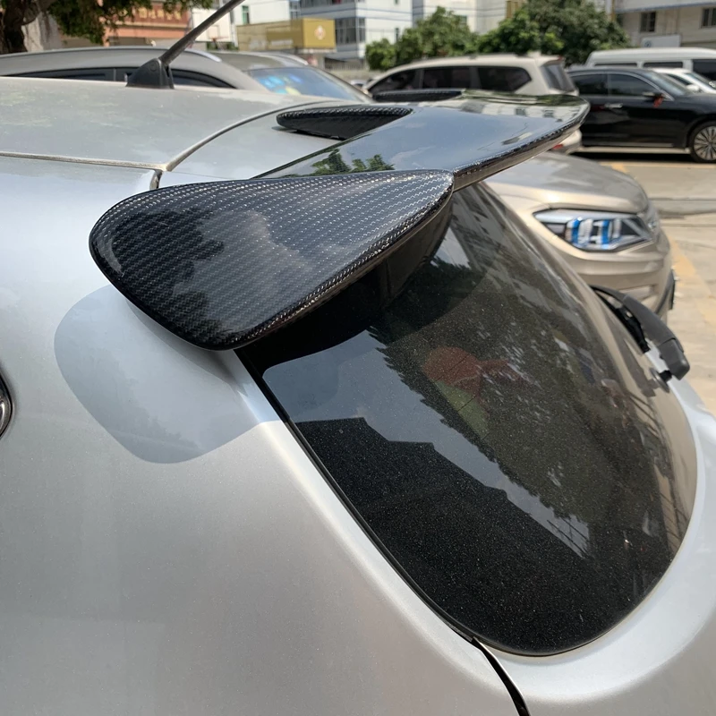 Для Nissan TIDA спойлер Высокое качество углеродного волокна Материал спойлер заднего крыла 2006