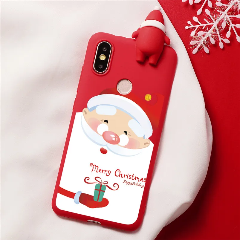 Рождественский чехол для Xiao mi Red mi Note 5 6 7 Pro S2 mi A1 A2 A3 8 8X Lite 9 SE Explorer CC9 CC9e мультяшный Новогодний подарок чехол из ТПУ - Цвет: 31Krho-sdlrlvlw