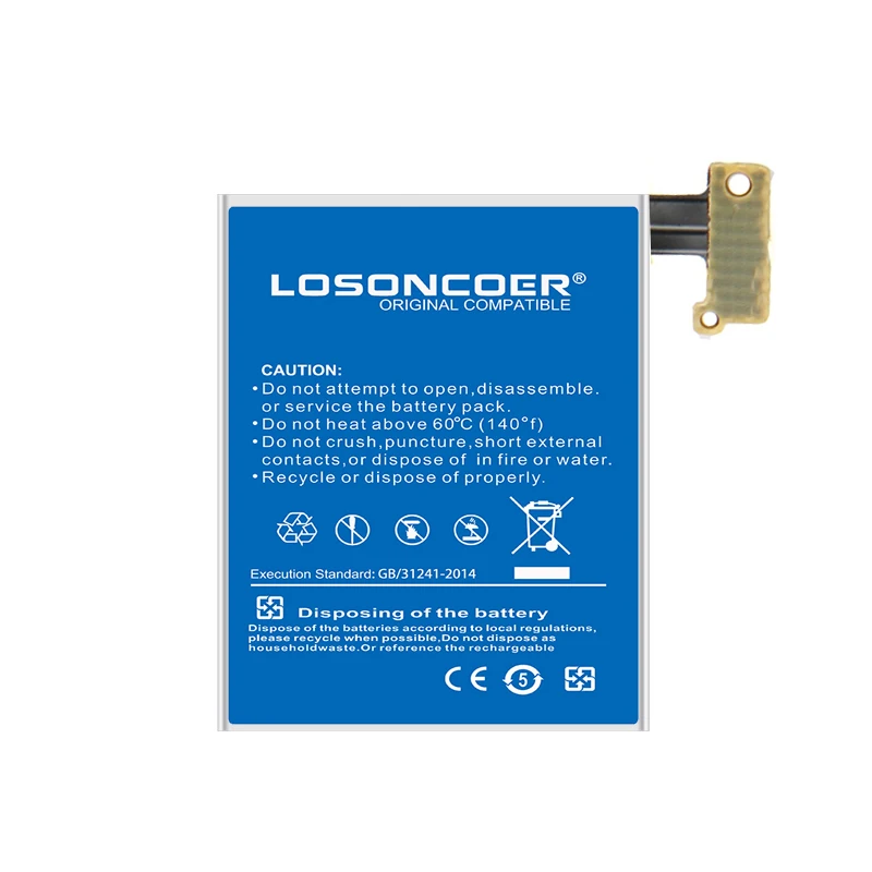 LOSONCOER 700 мАч B030FE LSSP482230AB батарея для samsung Galaxy gear 1 SM-V700 V700 LSSP482230AB батарея высокого качества