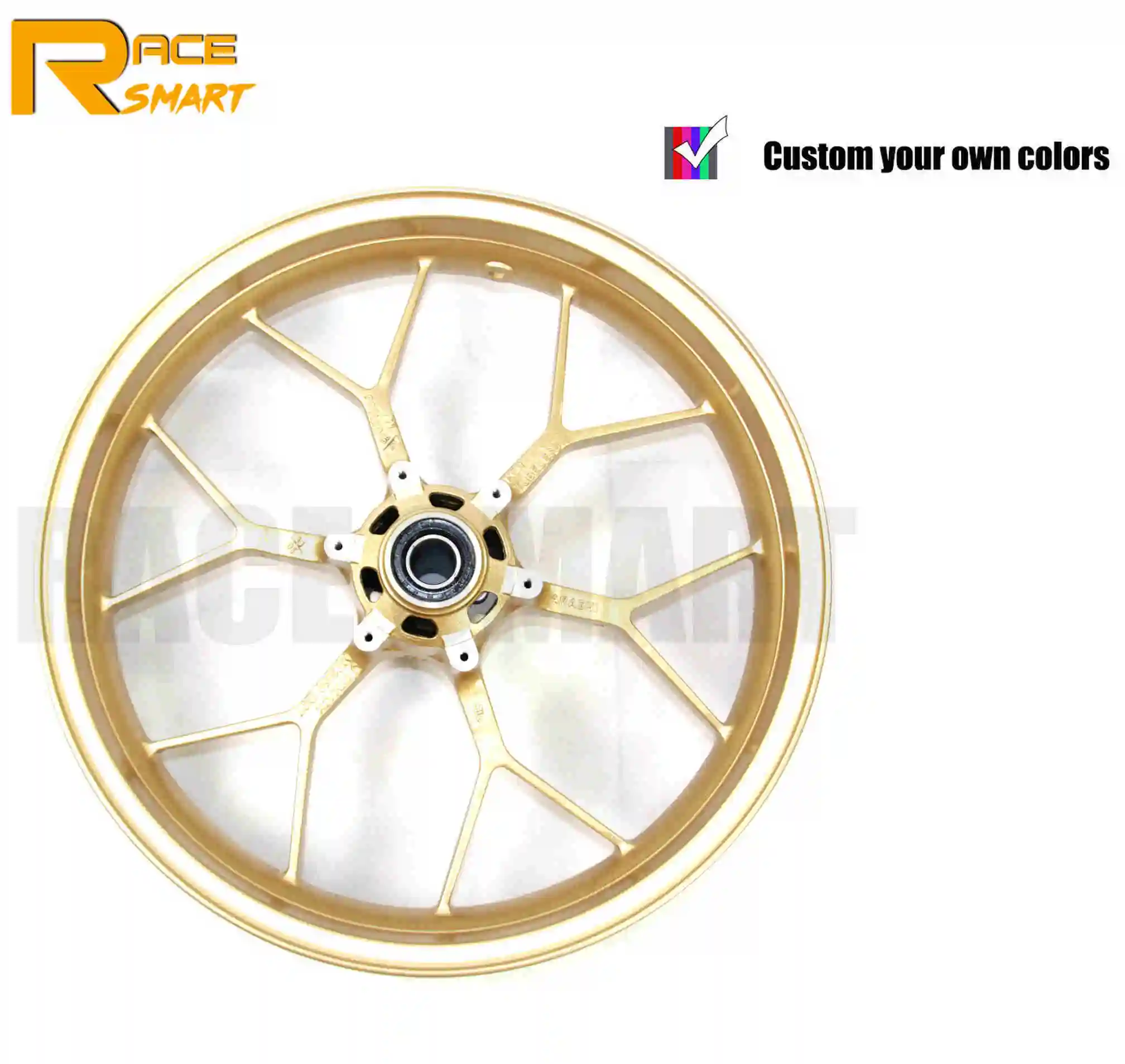 Обод колеса мотоцикла для Honda CBR1000RR 2006-2007 мотоциклы колесные диски A356/AC4CH OEM класс алюминий CBR 1000RR 2006 2007 06 - Цвет: Other Wheel Rim