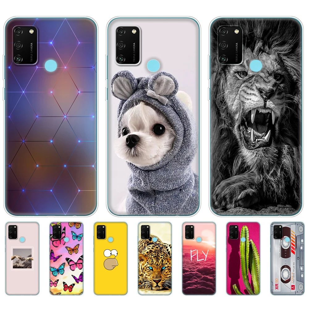 Чехол для HONOR 9A чехол 6 3 &quotмягкий термополиуретановый силиконовый телефона Huawei