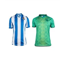 /20 Королевский Общество Футбол Джерси 1X. Прието JUANMI CARLOS изготовленный на заказ дом для взрослых Футболка с коротким рукавом Королевский Общество Футбол футболка