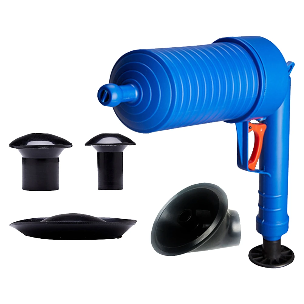 

1Pcs Practical Toilet Plunger High Pressure Drain Blaster GunManual Sink Plunger Opener Cleaner Pump For Bath Toilets Bathroom