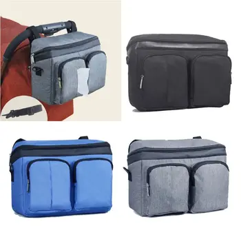 

Diaper Bag For Baby Stuff Nappy Bag Stroller Organizer Baby Bag Mom Travel Hanging Carriage Pram Buggy Cart Bottle Bag 4XFE