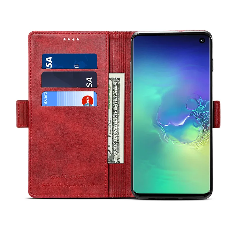 Роскошный кошелек из искусственной кожи флип-чехол для телефона для samsung Galaxy S10 S10E S10 S9 Plus чехол Магнитный держатель для карт Coque Fundas