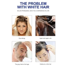 Мел для волос помада цветная ручка нетоксичный чехол серый карандаш временный окрашивание волос YUF99