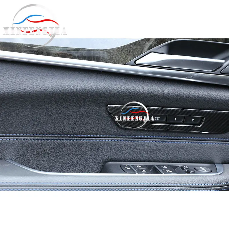 Для BMW 5 Series 6GT G32 G30 17 19 цветная панель из углеродного волокна с кнопкой