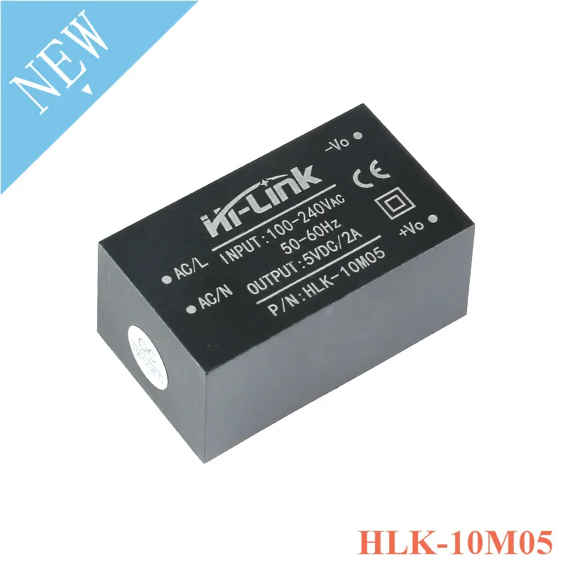 AC DC мини модуль источника питания с изоляцией от 220 В до 5 В/12 HLK 10M05 для модуля