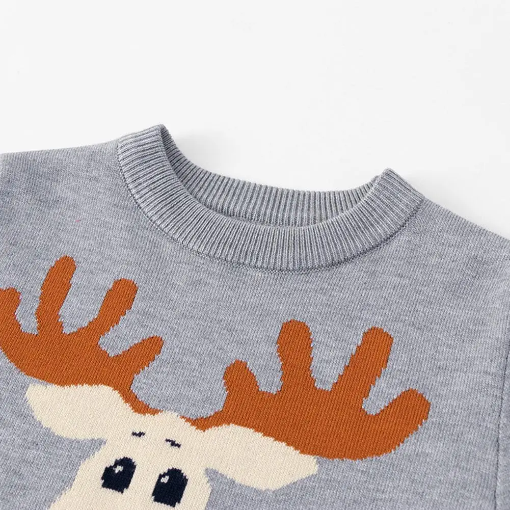 

2020 New Autumn And Winter Pullover Children's Sweater Base And Cute Clothing Small Cartoon Children's Knit Middle Boy Swea Z4B6