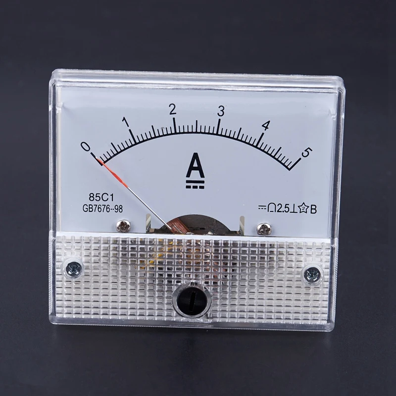 DC 0-100mA аналоговый панельный измеритель Амперметр AMP 100mA 64*56*60 мм