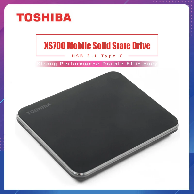 Toshiba XS700 Портативный внешний твердотельный накопитель 480 ГБ 960 ГБ USB 3,1 высокоскоростной мобильный жесткий диск type-C зашифрованный SSD