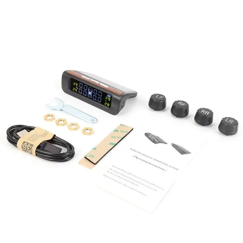 VODOOL AN 06 умная Автомобильная TPMS система контроля давления в шинах Солнечная